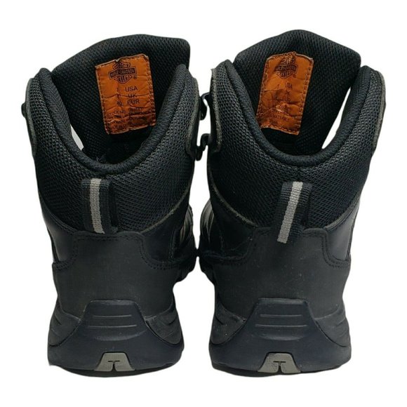 Harley-Davidson M 7 Benham Waterproof Black/Grey Boots Safety Toe Caps Unisex main image 5